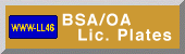 BSA/OA License Plates